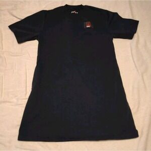 Air Jordan Flight Jumpman Black T-shirt Dress with Pockets Black Size Small Rare